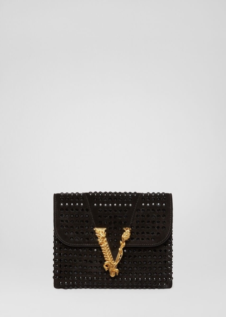 Clutch Versace Studded Virtus Dama | LVTFQZN-38